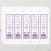 Papier Tu es Tops dans mon livre ! Les Signets de Valenti (Devant / Derrière)