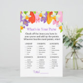 Papier Tulip Qu'y a-t-il dans votre sac à main (Debout devant)