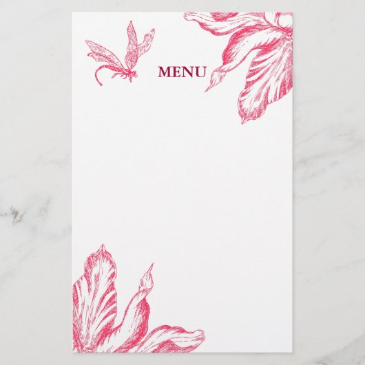 Papier Tulipe rétro (Devant)