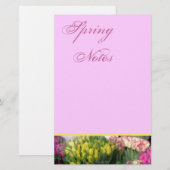 Papier Tulipes à vendre (Devant / Derrière)