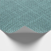 Papier turquoise bleu d'enveloppe de cadeau de (Coin)