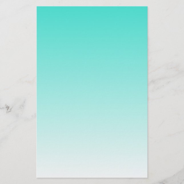 Papier Turquoise Ombre (Devant)