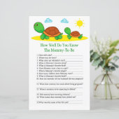 Papier Turtle Comme vous connaissez bien le jeu de baby s (Debout devant)