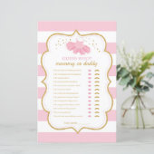 Papier Tutu ballerina devine qui maman ou papa jeu (Debout devant)