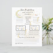 Papier Twin Baby Prédictions et conseils, Oh Baby! (Debout devant)