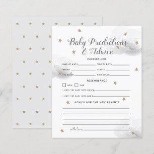 Papier Twinkle Little Star Grey Baby Prédictions et conse