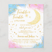 Papier Twinkle scintille petit star genre révéler invitat (Devant)