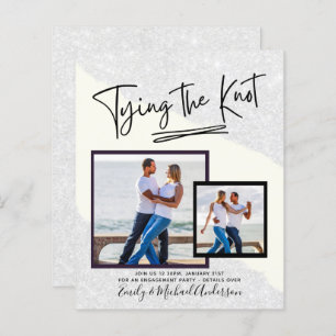 Papier Tying The Knot - Photo Engagement Party Invitation