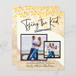 Papier Tying The Knot - Photo Engagement Party Invitation