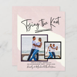 Papier Tying The Knot - Photo Engagement Party Invitation