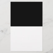 Papier Typographie Où étions-nous le jeu de douche nuptia (Dos)