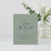 Papier Typographiy wedding announcement (Debout devant)