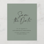 Papier Typographiy wedding announcement (Devant)