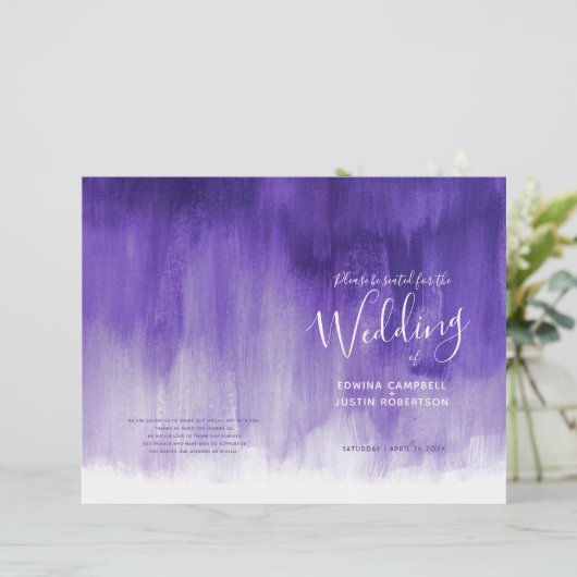 Papier Ultraviolet purple abstract art (Debout devant)