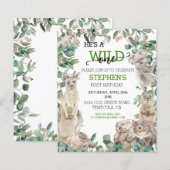 Papier Un Anniversaire sauvage Animaux australiens (Devant / Derrière)