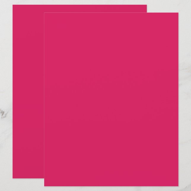 Papier un arrière - plan rose avec une bordure blanche (Devant / Derrière)
