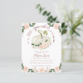 Papier Un Baby shower Budget Un Peu Citrouille Invitation (Debout devant)