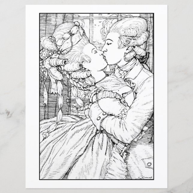 Papier Un baiser (Devant)