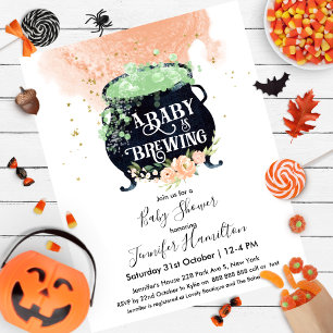 Papier un bébé brasse Baby shower Budget Invitation