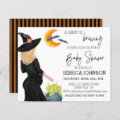 Papier Un bébé brasse de l'aquarelle sorcière Blonde pers (Devant / Derrière)