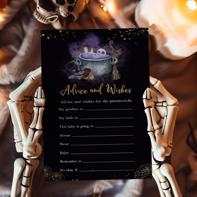 Papier Un bébé brasse des conseils et des souhaits Éffray (A Baby is Brewing Baby Shower Advice and Wishes Game)