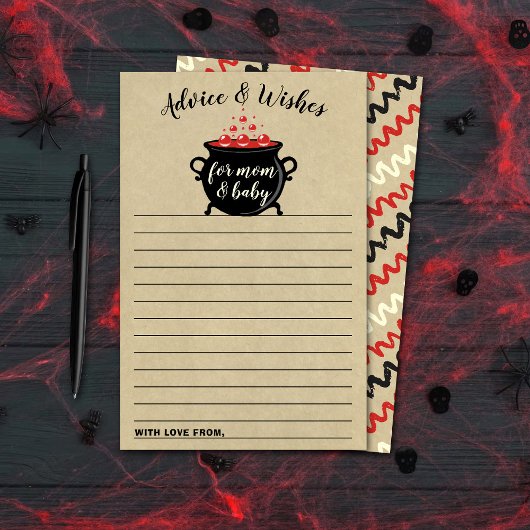 Papier Un Bébé Doux Brasse Le Baby shower D'Halloween