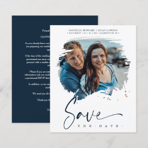 Papier Un couple d'Mariages engagé dans la photo moderne
