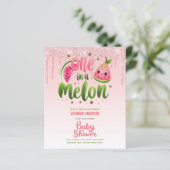 Papier Un dans un Melon Premier anniversaire ou Baby show (Debout devant)