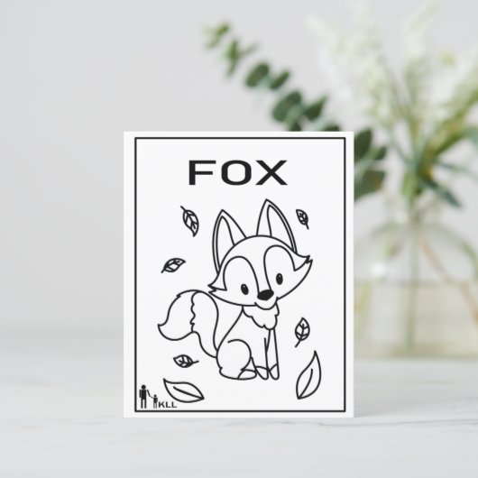 PAPIER UN FOX AMBITIEUX (Debout devant)