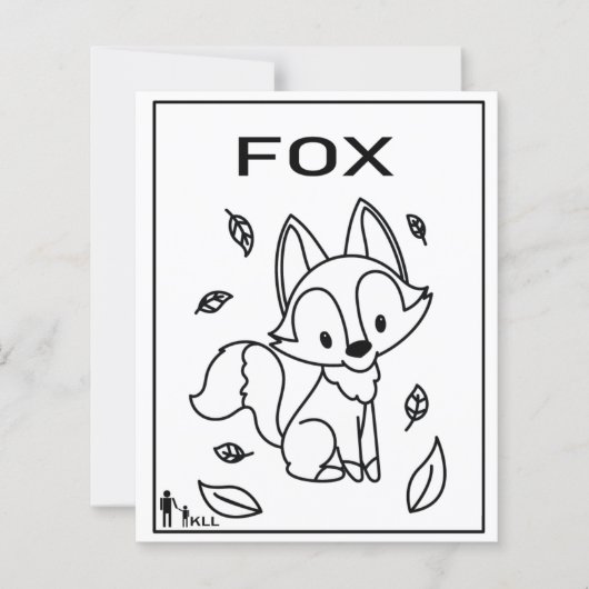 PAPIER UN FOX AMBITIEUX (Devant)