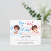 Papier Un garçon ou une fille sexe révéler l'invitation b (Debout devant)