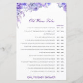 Papier Un garçon ou une fille Vieux Epouses Conte Baby sh (Devant)