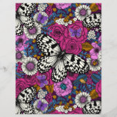 Papier Un jardin coloré II (Dos)