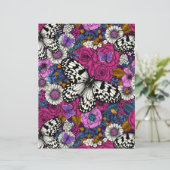 Papier Un jardin coloré II (Debout devant)