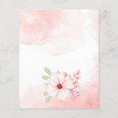 Papier Un lapin de baby shower de thé dans un invitation (Dos)