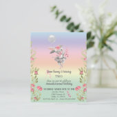 Papier Un lapin de lapin de Pâques Ballerina Anniversaire (Debout devant)