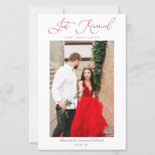 Papier Un Mariage Du Budget Qui Vient De Marier Une Photo