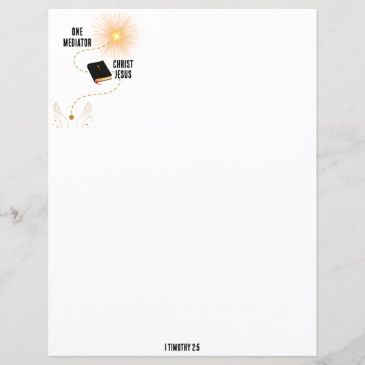 Papier Un médiateur Christian Stationery (Devant)