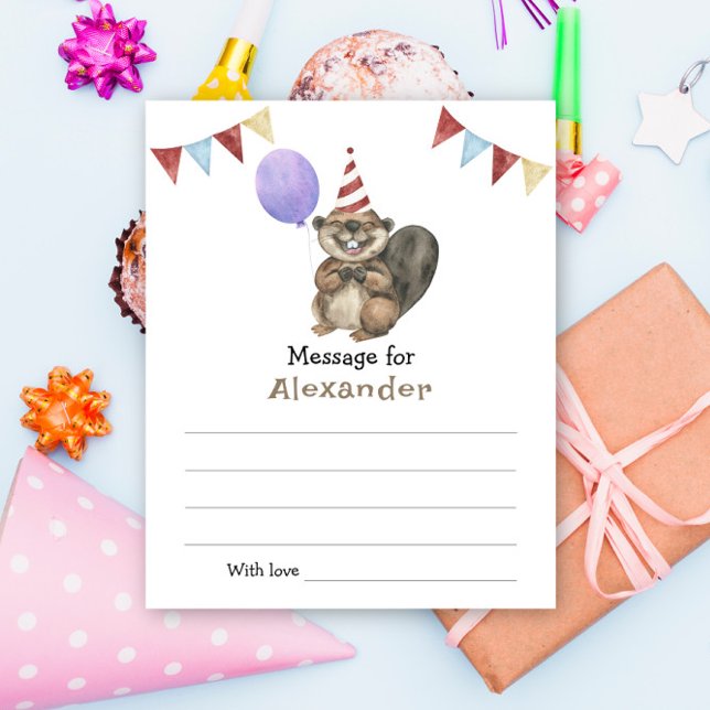 Papier Un message de capsule temporelle d'anniversaire po (Créateur téléchargé)