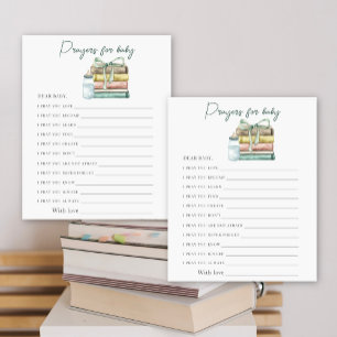 Papier Un nouveau chapitre baby shower - Prières pour béb
