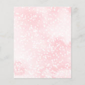 Papier Un petit Baby shower à neige Invitation budgétaire (Dos)