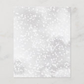 Papier Un petit Baby shower à neige Invitation budgétaire (Dos)