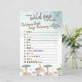 Papier Un petit Baby shower sauvage d'Emoji Pictionary (Debout devant)