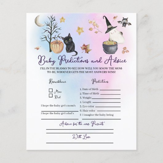 Papier Un petit boo, Conseil pour le nouveau jeu Parents. (Devant)