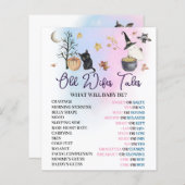 Papier Un petit boo est presque dû Old Wifes Tales Game. (Devant / Derrière)