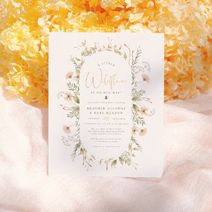 Papier Un petit budget de Baby shower de fille Boho Fleur