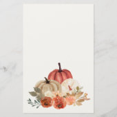 Papier Un petit Citrouille est sur le chemin Mingle Game (Dos)