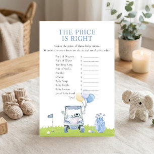 Papier Un petit golf Putter Shower Prix est juste jeu