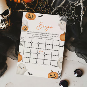 Papier Un petit jeu de bingo Halloween citrouille Boo