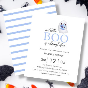 Papier Un petit livre est presque dû Baby shower Hallow